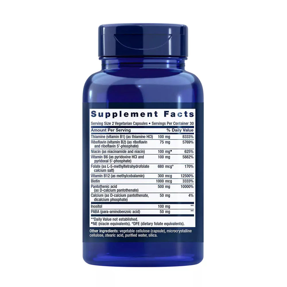 Life Extension BioActive Complete B-Complex (60 Veg Capsules)