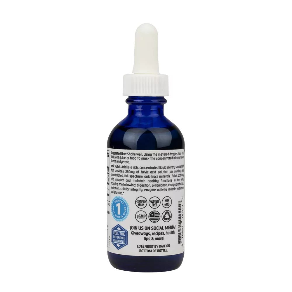 Trace Minerals Liquid Ionic Fulvic Acid 250 mg (59 ml)