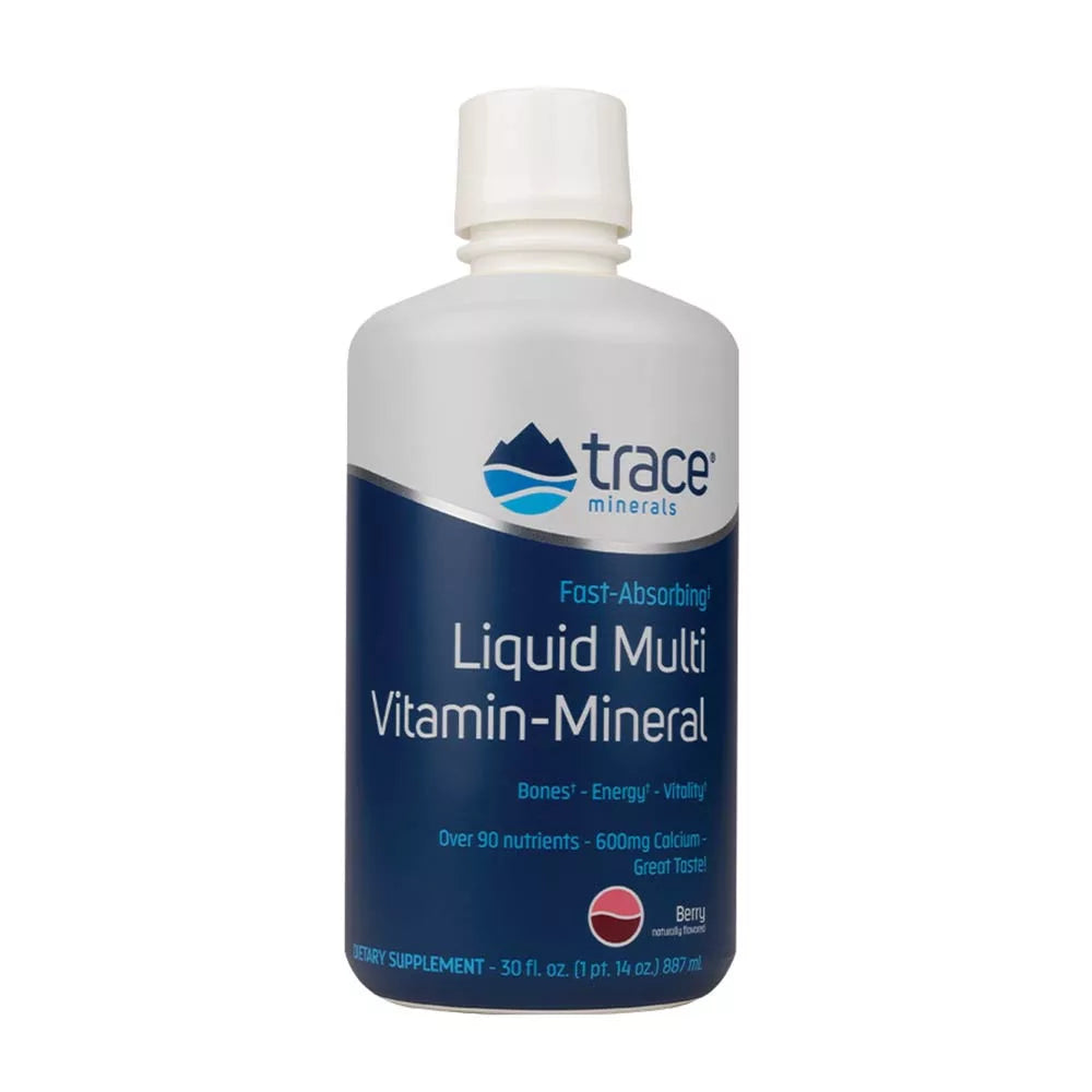 Trace Minerals Liquid Vitamin-Mineral (30 oz, Berry)