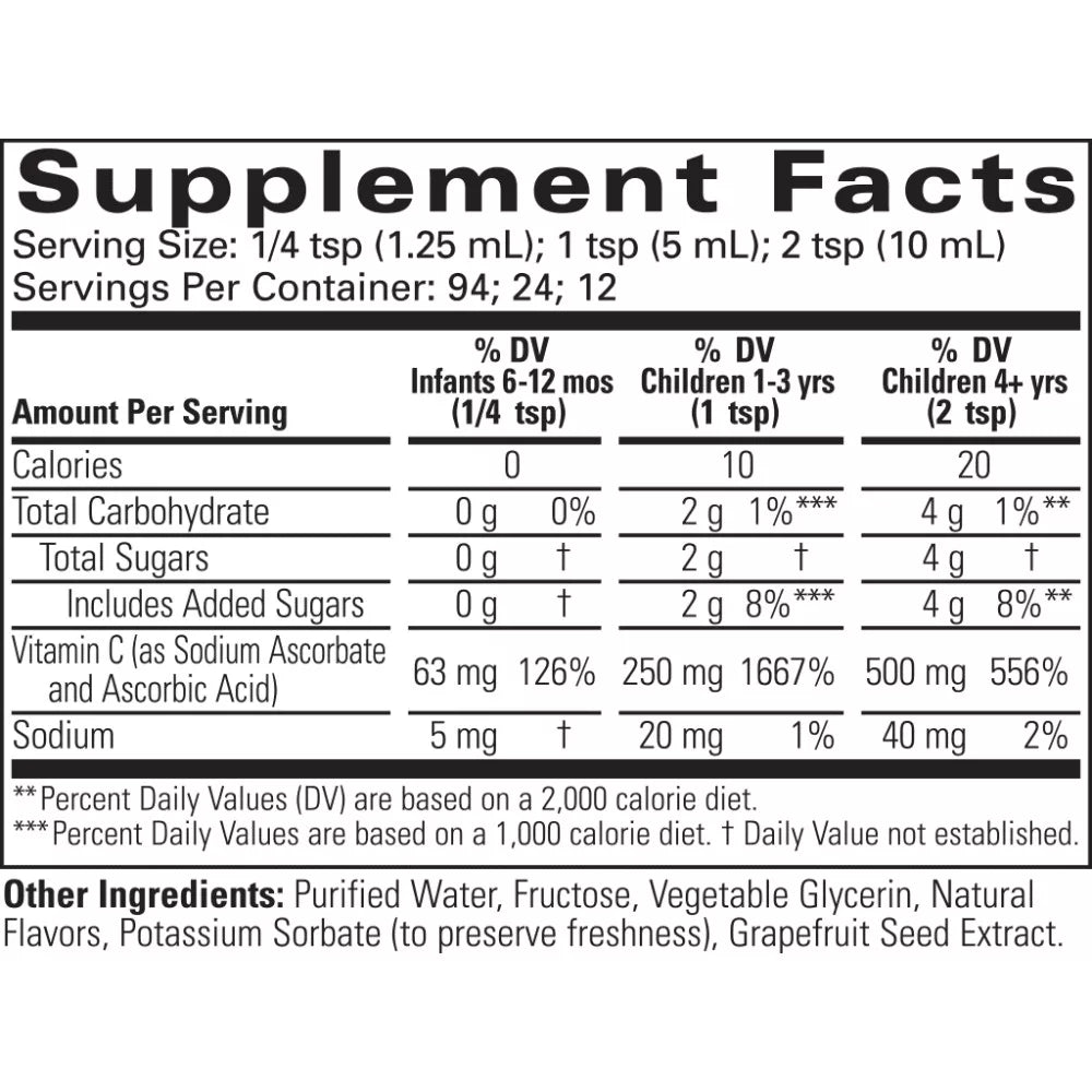 ChildLife Liquid Vitamin C (118 ml, Orange)