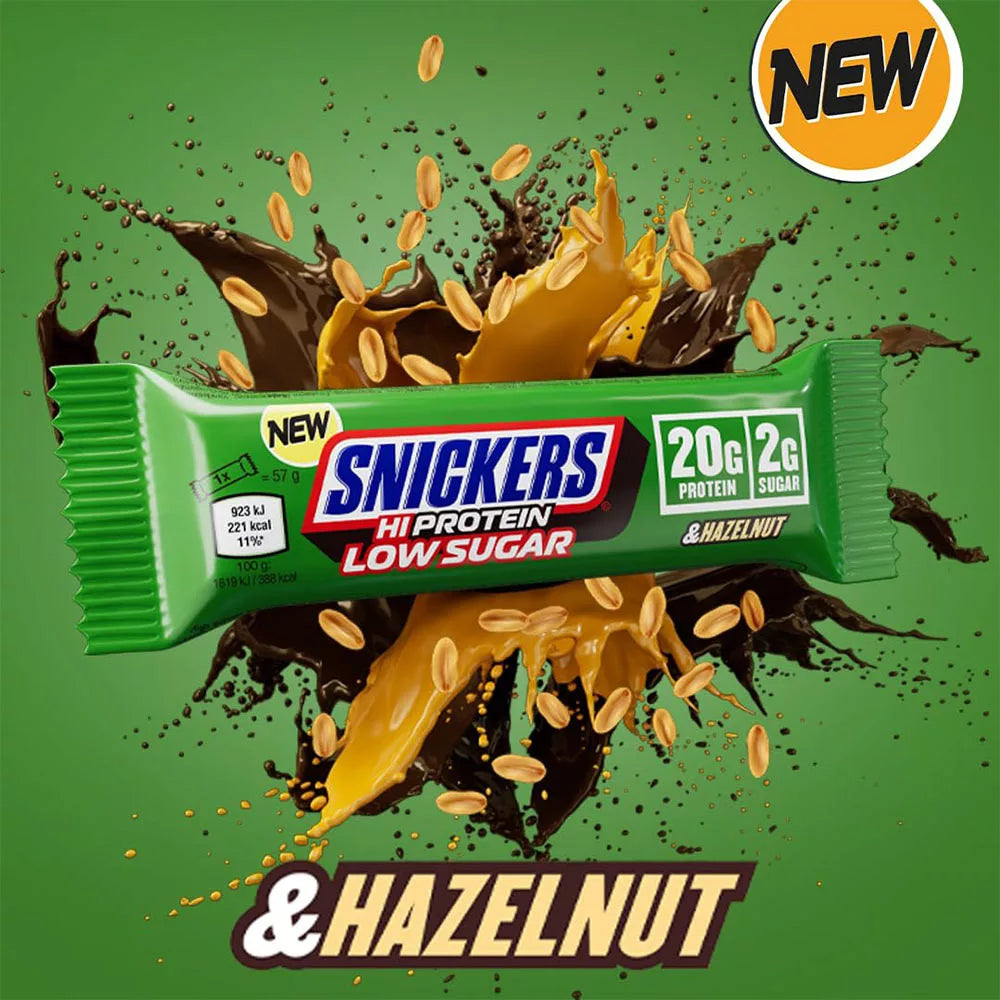 Mars HiProtein Low Sugar Bar (57 g, Hazelnut)