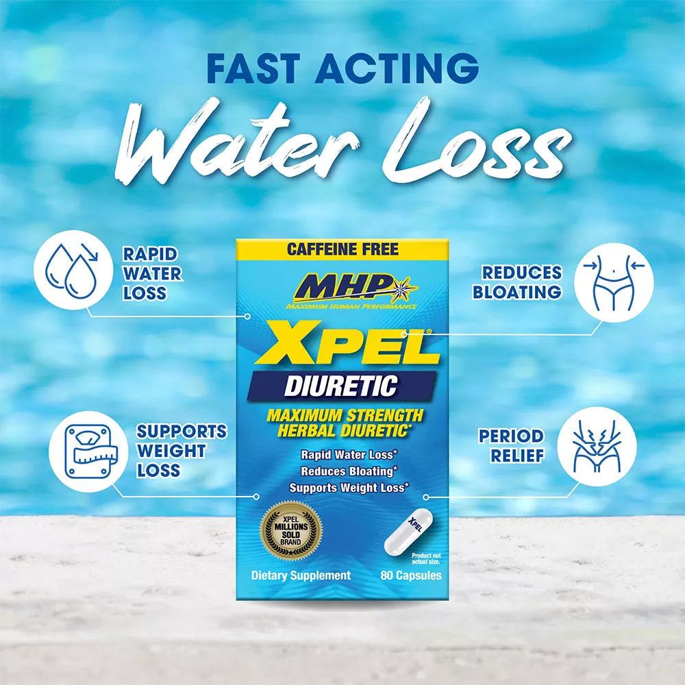 MHP Xpel Caffeine Free (80 Capsules)