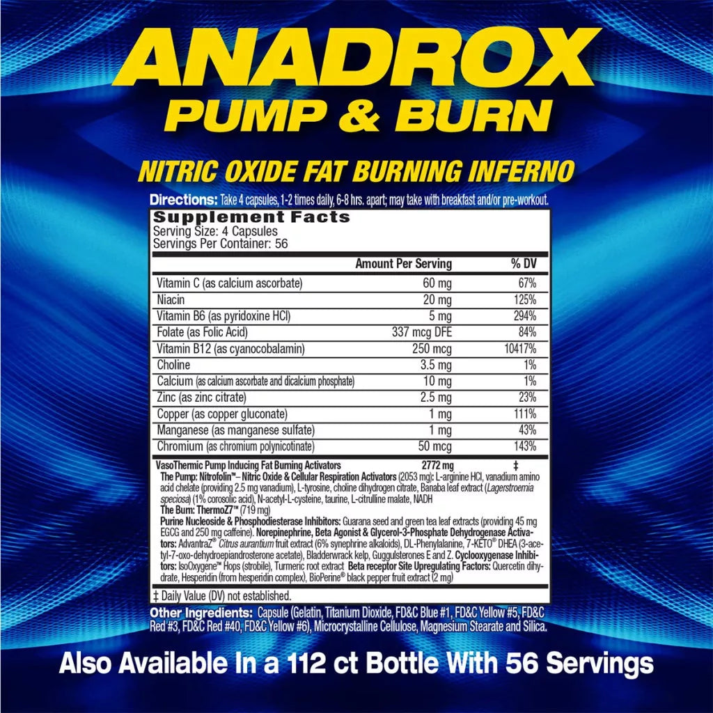 MHP Anadrox (224 Capsules)