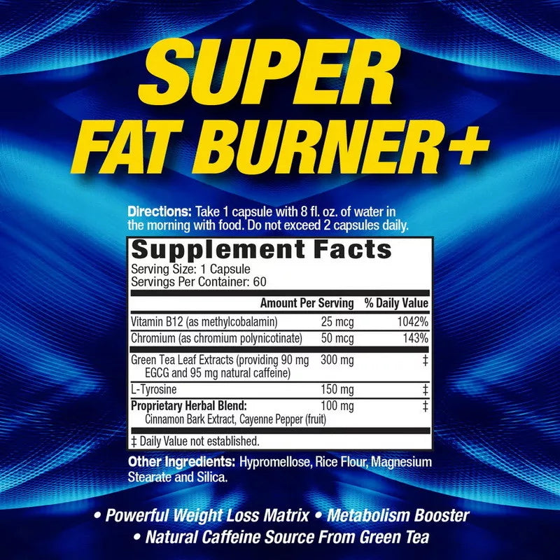 MHP Super Fat Burner+ (60 Capsules)