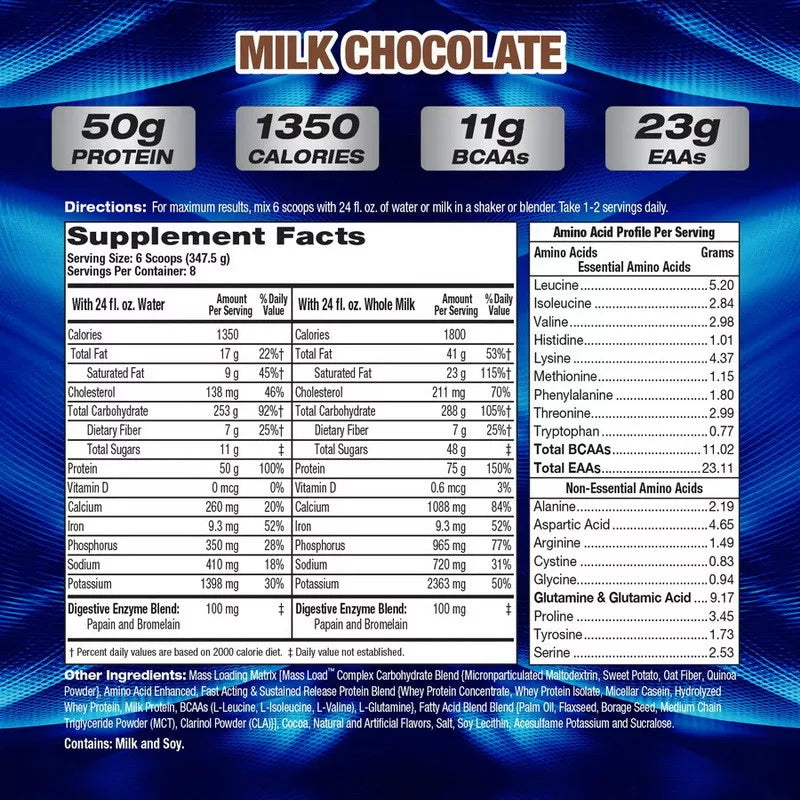 MHP Up Your Mass XXXL 1350 (5.44 kg, Milk Chocolate)