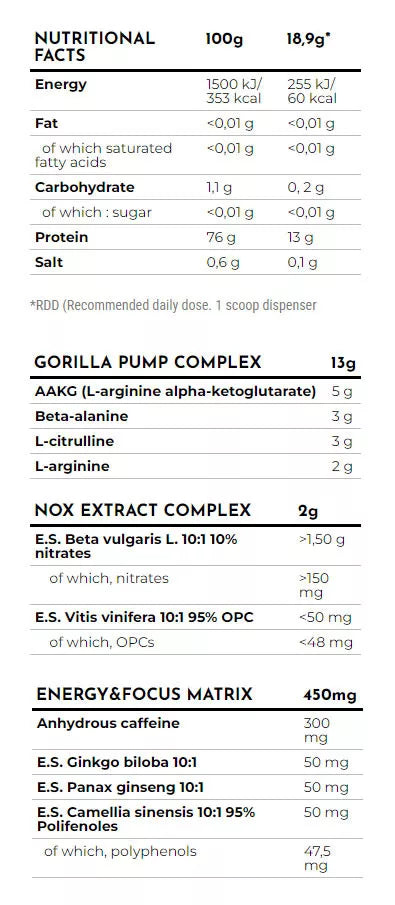 Zoomad Labs Moonstruck® II. Pre-workout (510 g, Banana Kick)
