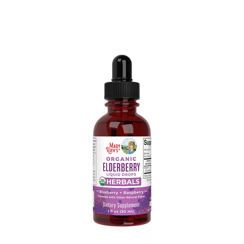 MaryRuth's Organic Elderberry Liquid Drops (1 fl. oz., Blueberry Raspberry)