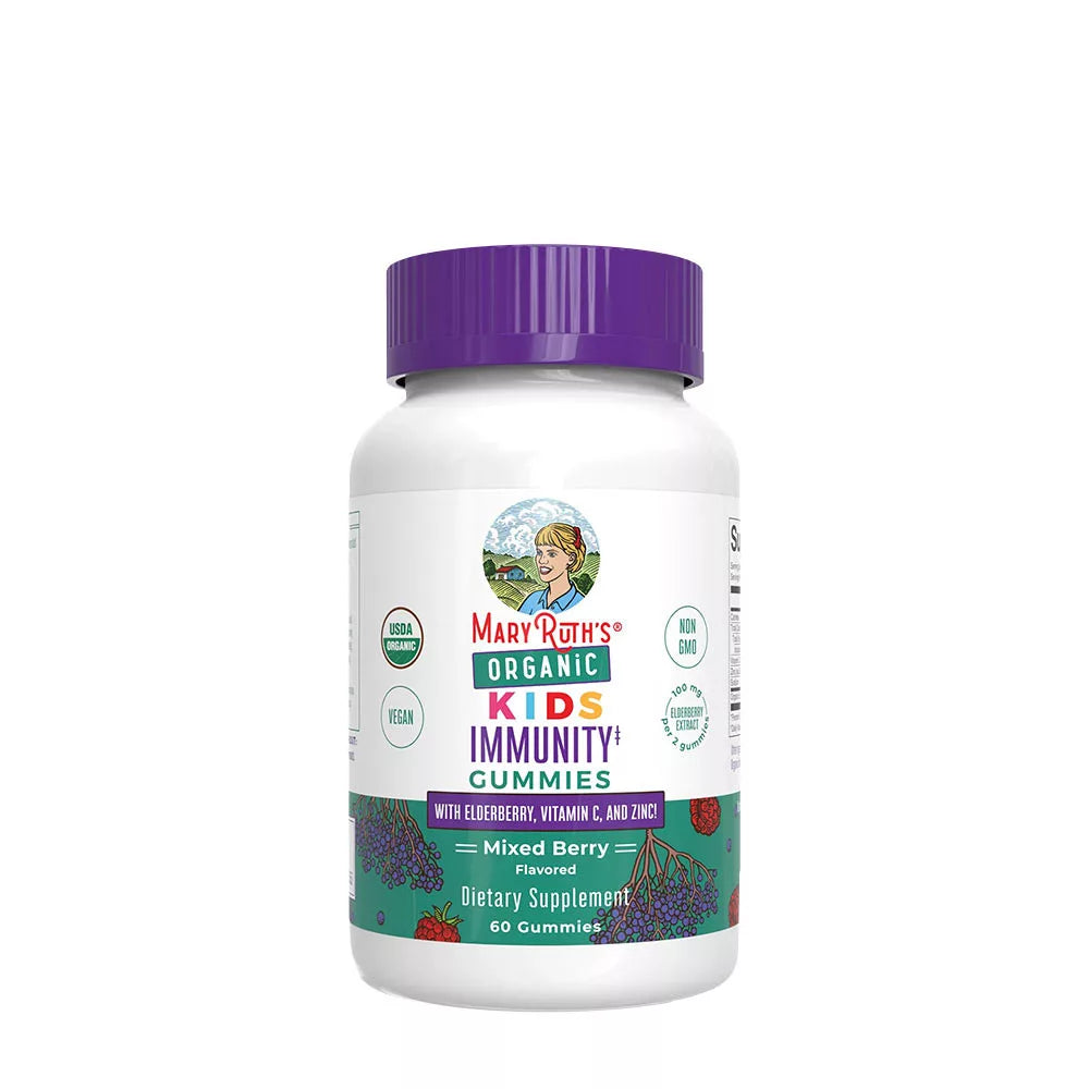 MaryRuth's Organic Kids Immunity Gummies (60 Gummies, Mixed Berry)