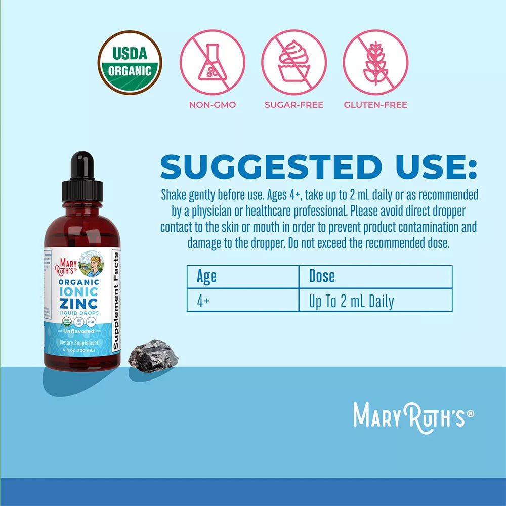 MaryRuth's Organic Kids Ionic Zinc Liquid Drops (2 fl. oz., Berry)