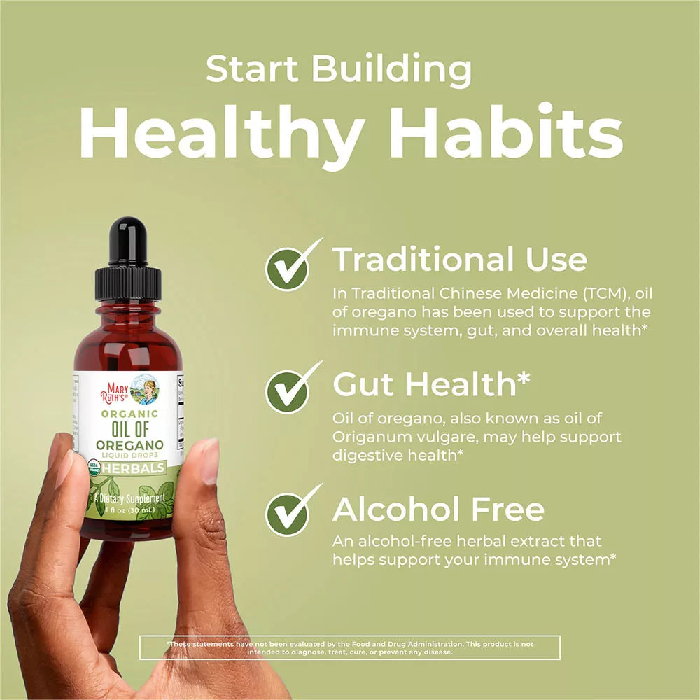 MaryRuth's Organic Oil of Oregano Liquid Drops (1 fl. oz.)