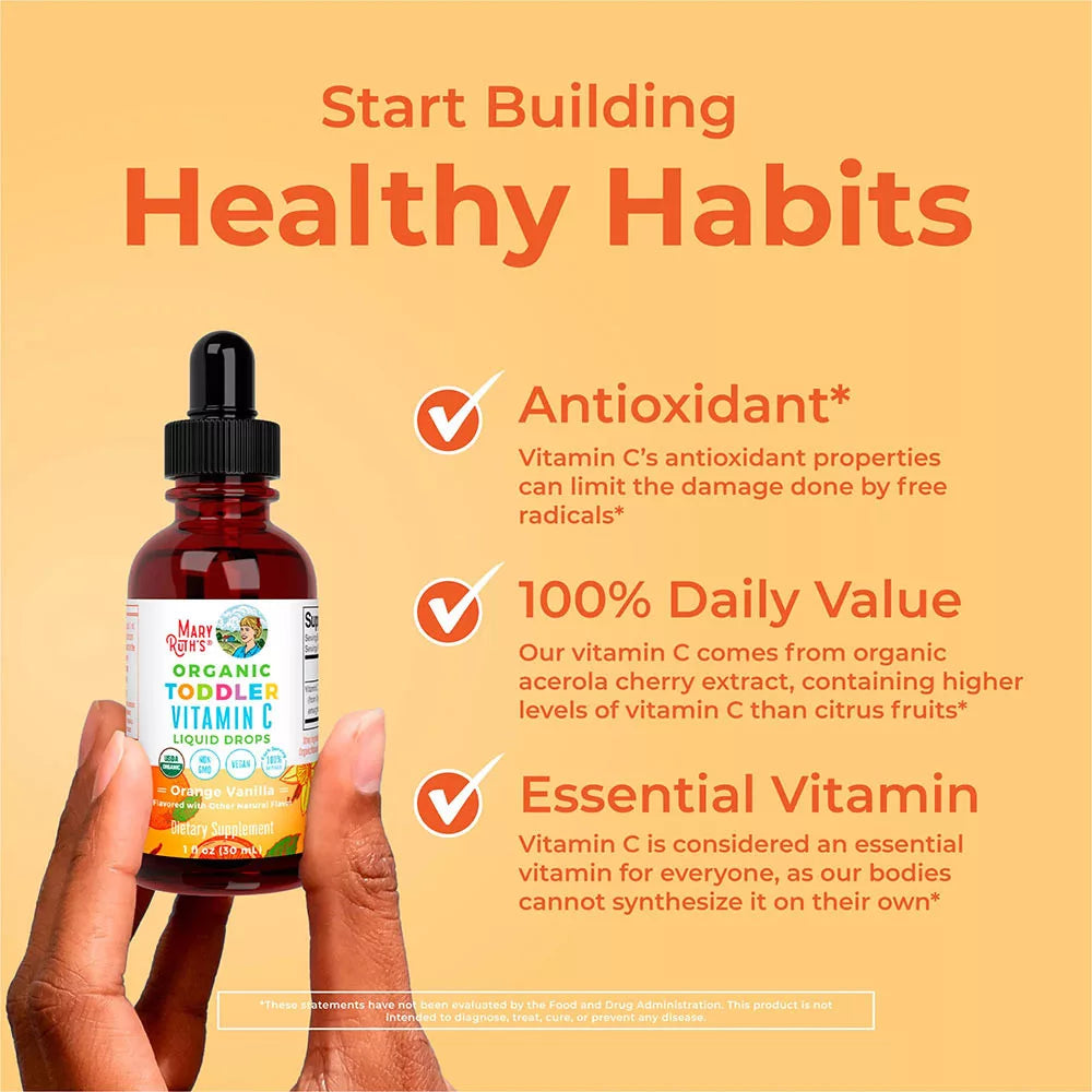MaryRuth's Organic Toddler Vitamin C Liquid Drops (1 fl. oz., Orange Vanilla)