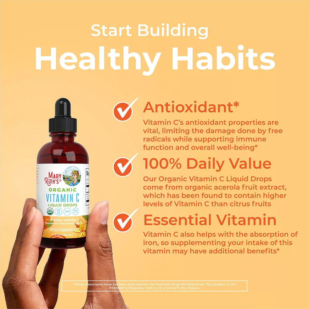 MaryRuth's Organic Vitamin C Liquid Drops (4 fl. oz., Orange)