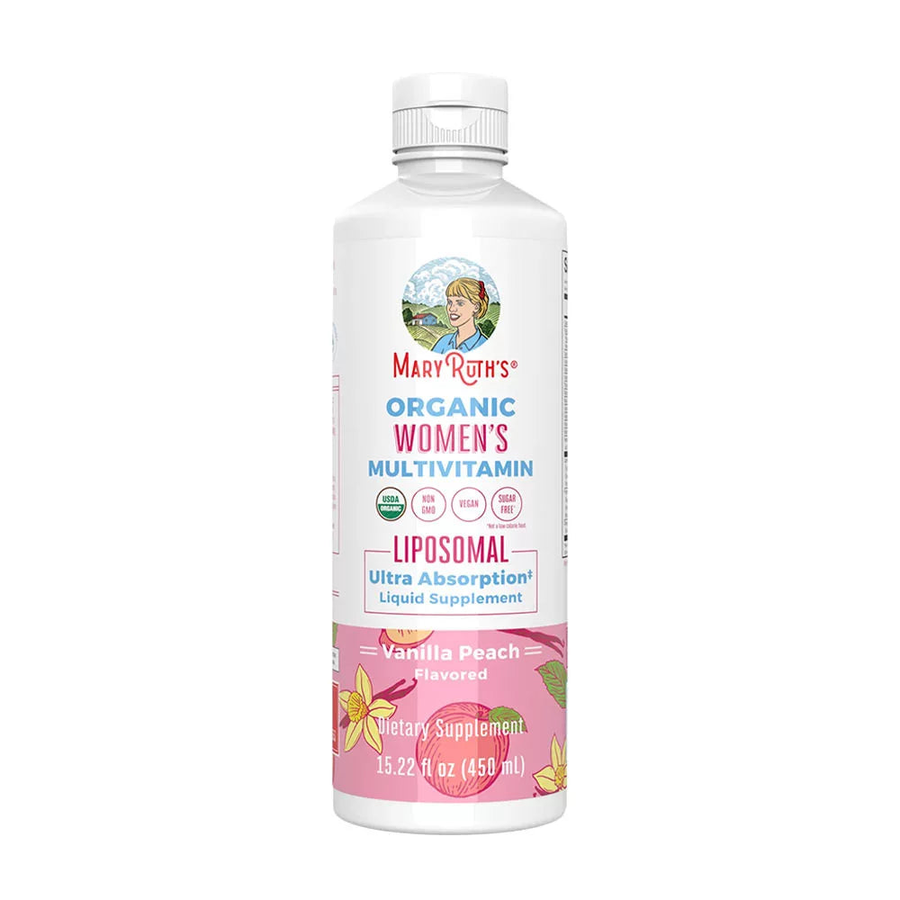 MaryRuth's Women's Organic Multivitamin Liposomal (15.22 fl. oz., Vanilla Peach)