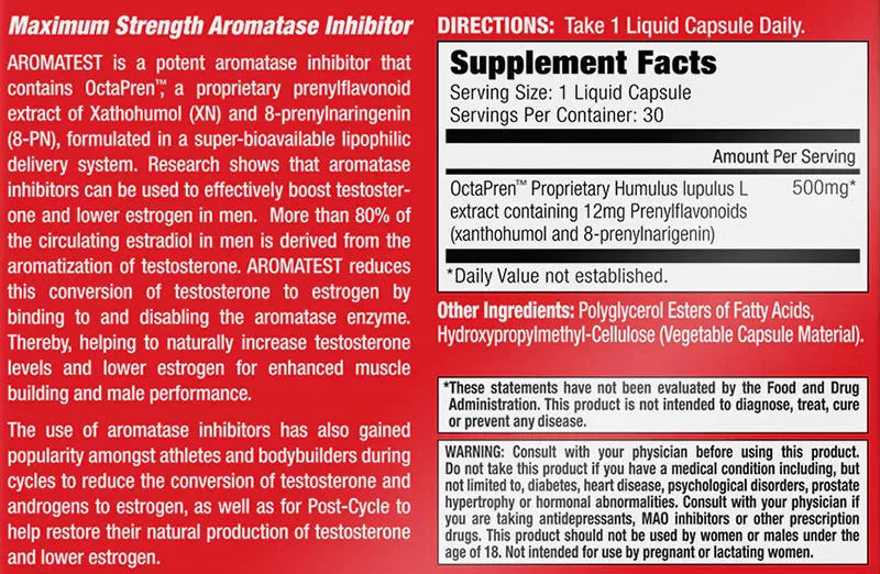 MuscleMeds Aromatest (30 Softgels)