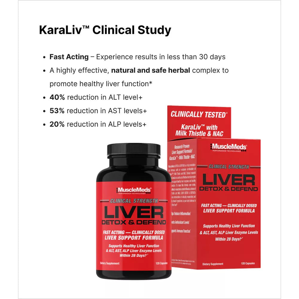 MuscleMeds Liver Detox And Defend (120 Capsules)