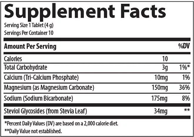 Trace Minerals Magnesium Effervescent Tablets (10 Effervescent Tablets, Orange)