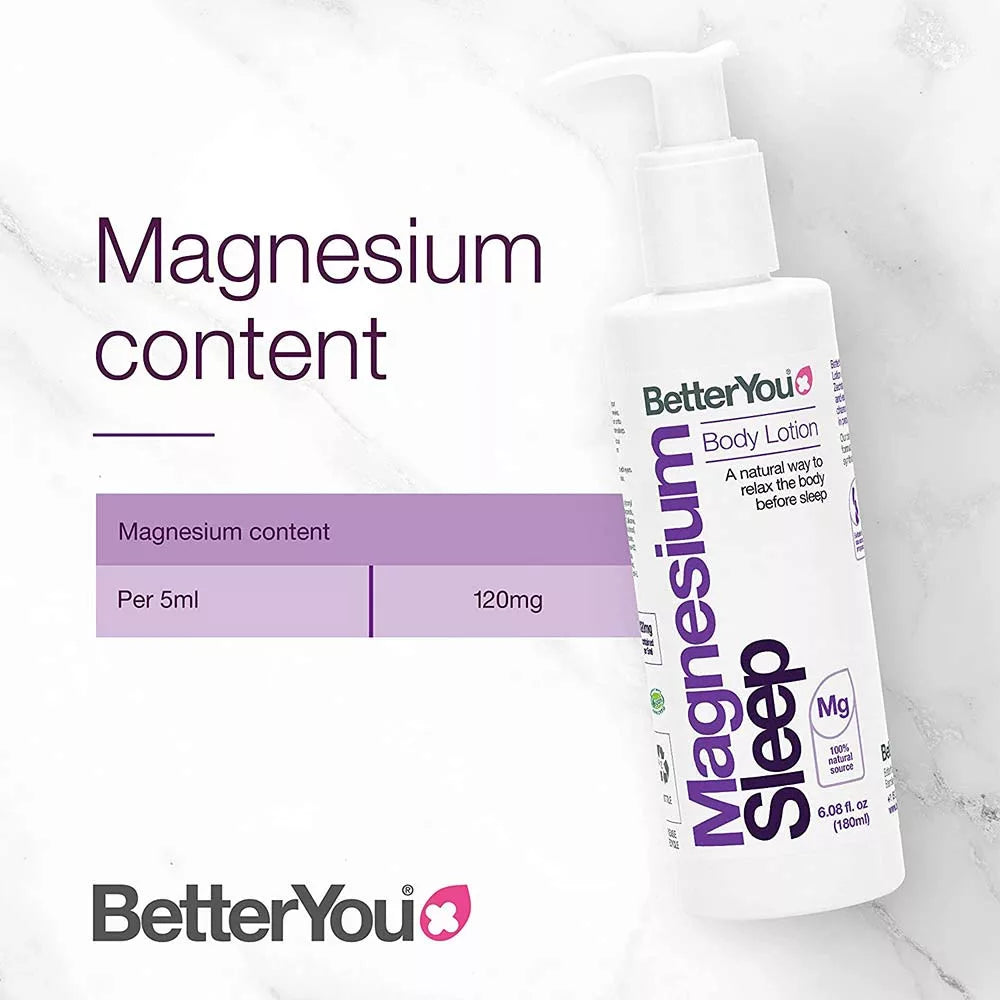 BetterYou Magnesium Sleep Lotion (180 ml)