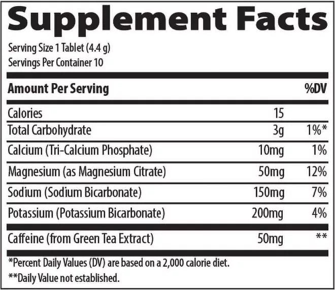 Trace Minerals Max-Hydrate Energy (10 Effervescent Tablets, Orange)