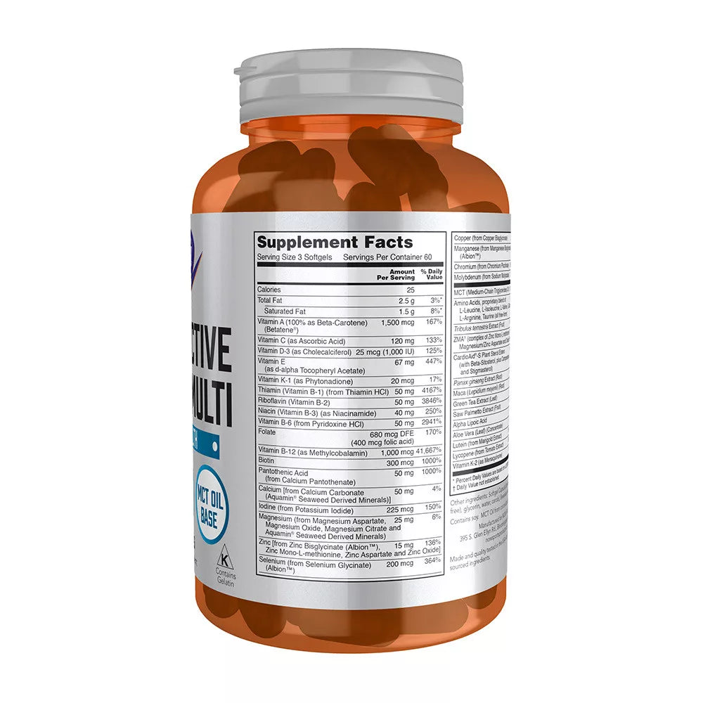 Now Foods Men's Active Sports Multi (180 Softgels)