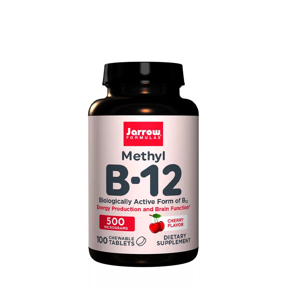 Jarrow Formulas Methyl B-12 500 mcg (100 Lozenges, Cherry)