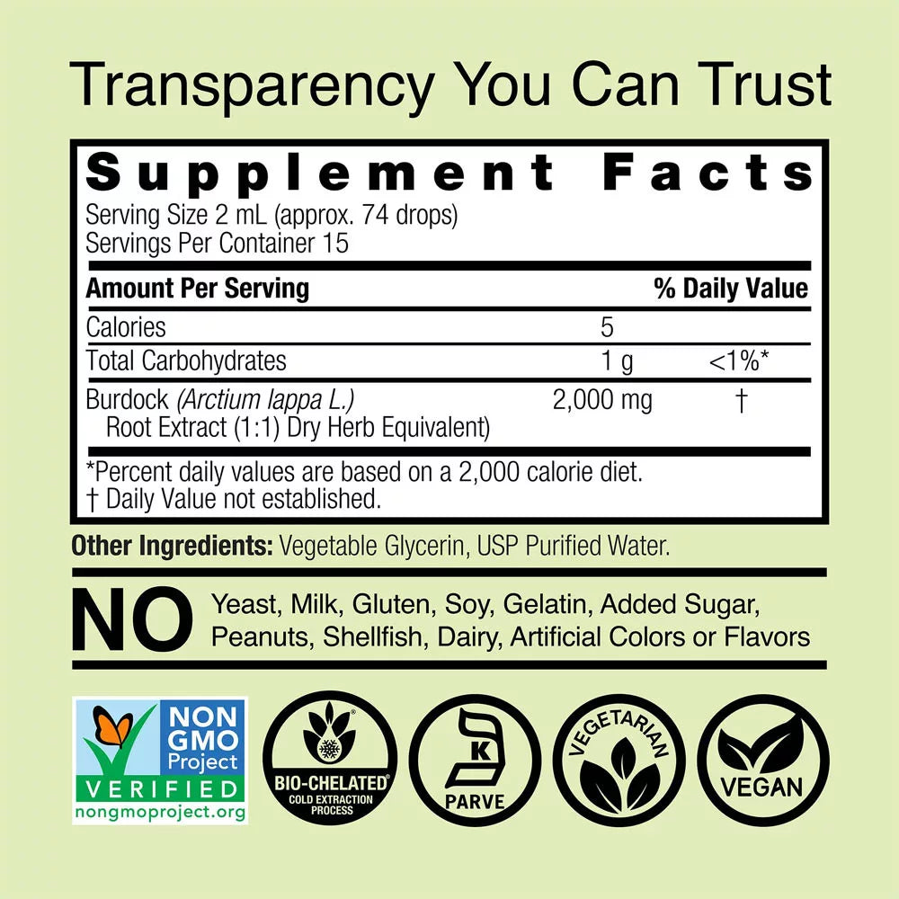 Nature's Answer Burdock Extract (1 fl. oz.)