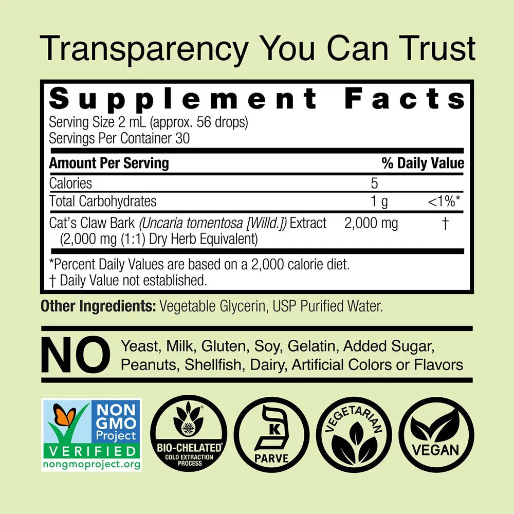 Nature's Answer Cat’s Claw Extract (2 fl. oz.)