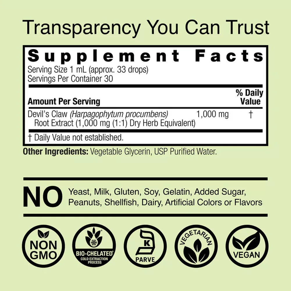Nature's Answer Devil’s Claw Extract (1 fl. oz.)