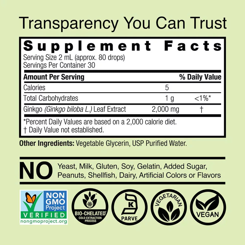 Nature's Answer Ginkgo Leaf Extract (2 fl. oz.)