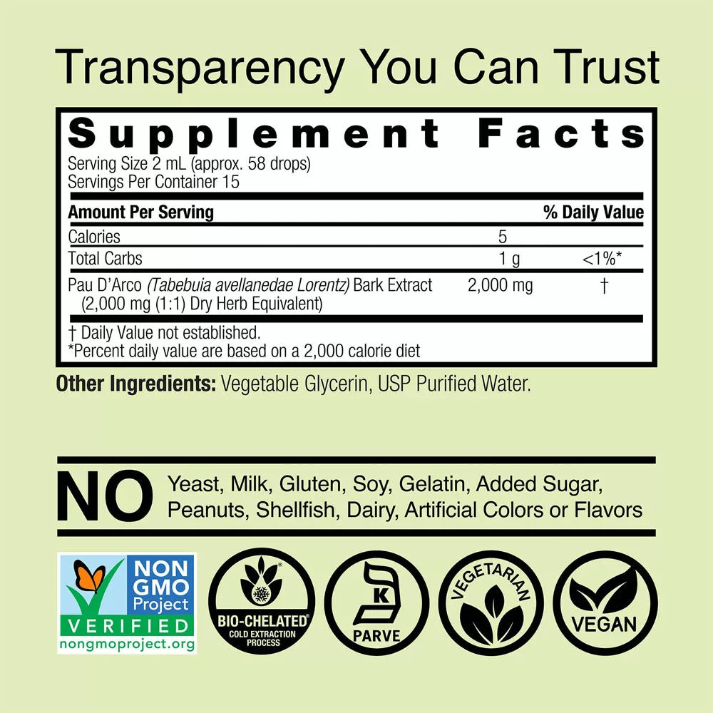 Nature's Answer Pau D’Arco Extract (1 fl.oz.)