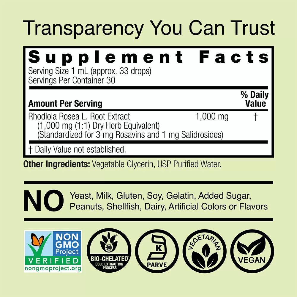 Nature's Answer Rhodiola Extract (1 fl. oz.)