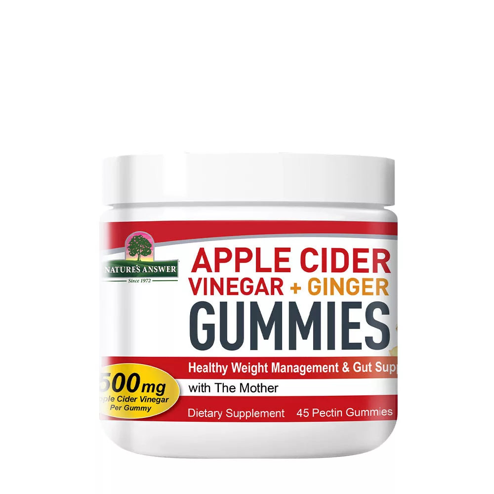 Nature's Answer Apple Cider Vinegar & Ginger Gummies (45 gummies)