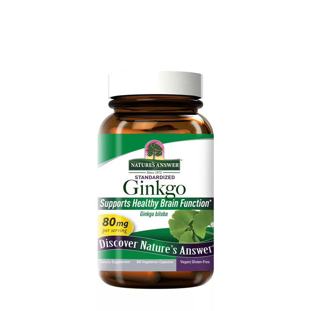 Nature's Answer Ginkgo Leaf (60 Veg Capsules)