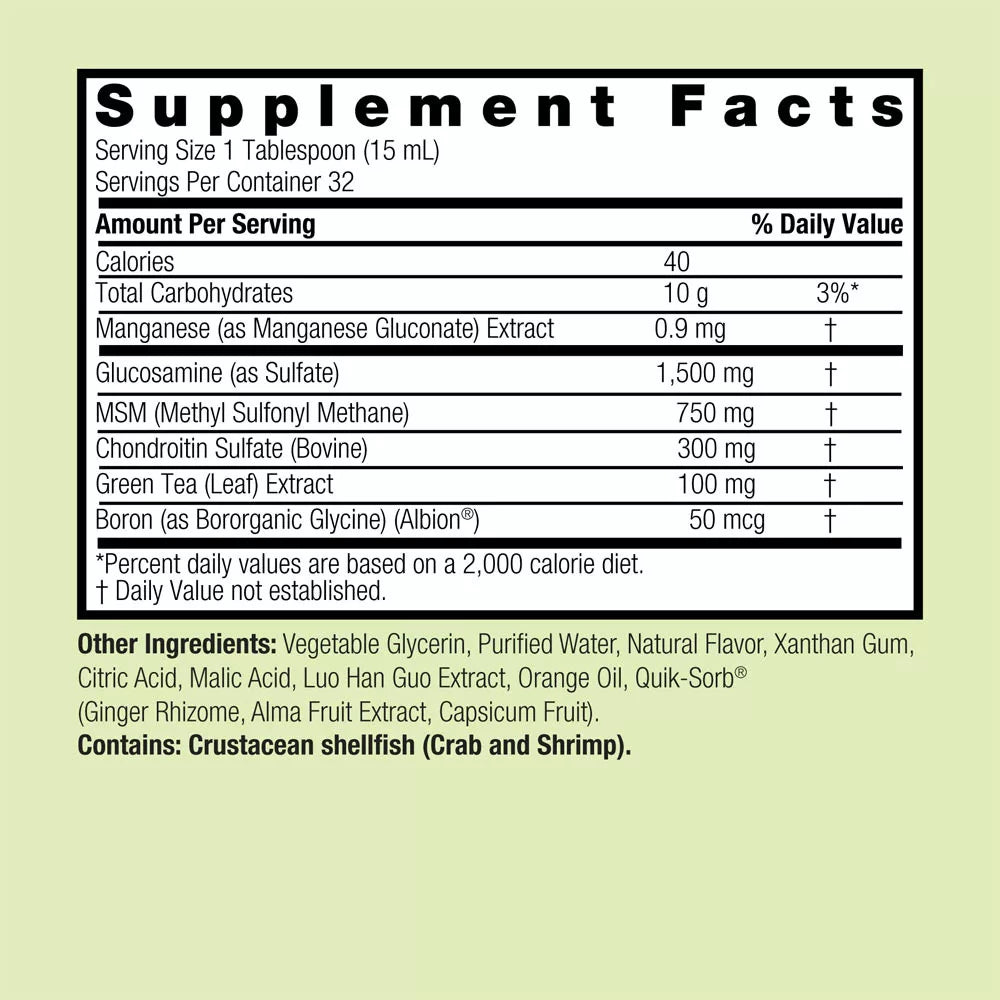 Nature's Answer Glucosamine and Chondroitin (16 fl. oz., Orange)