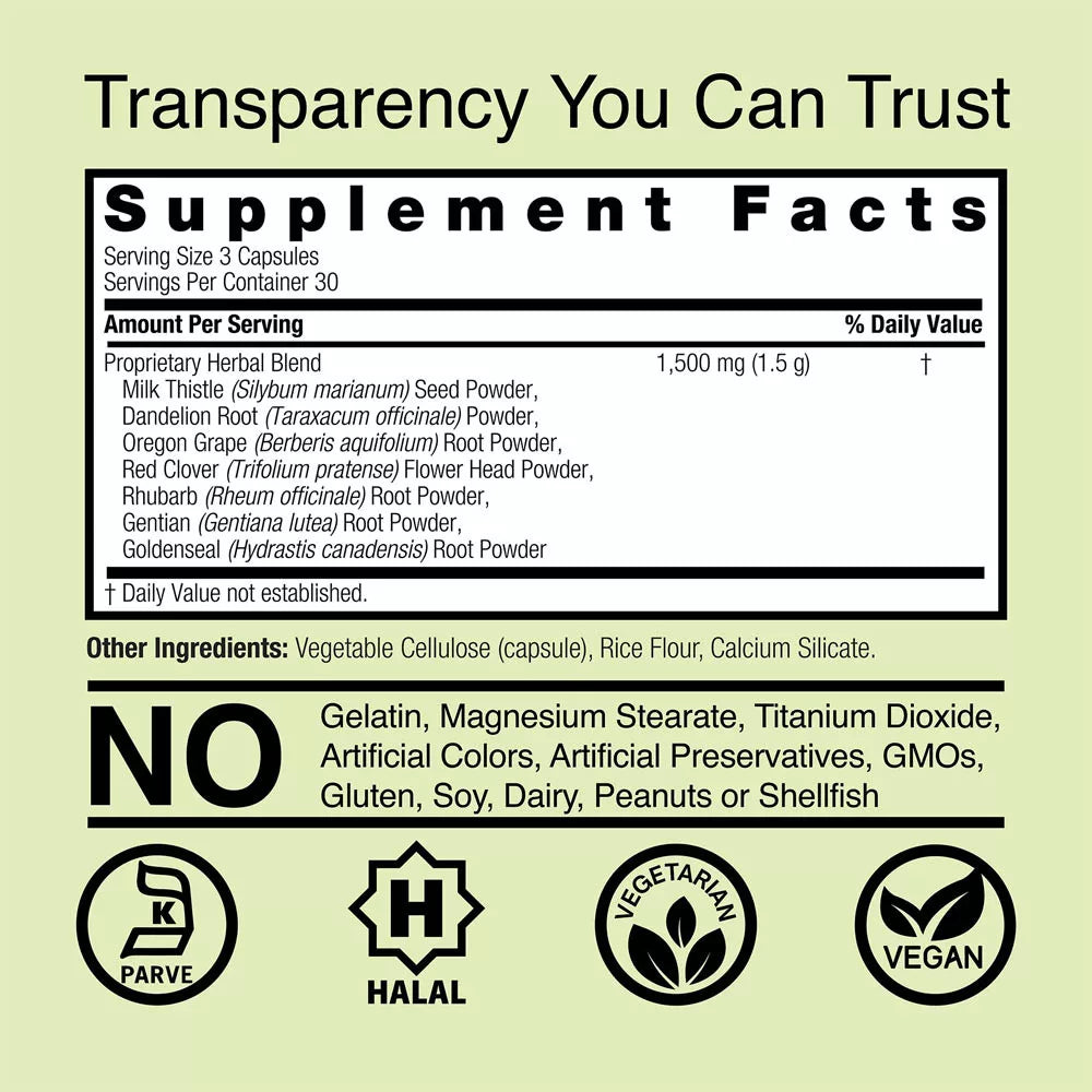 Nature's Answer Liver Support (90 Veg Capsules)