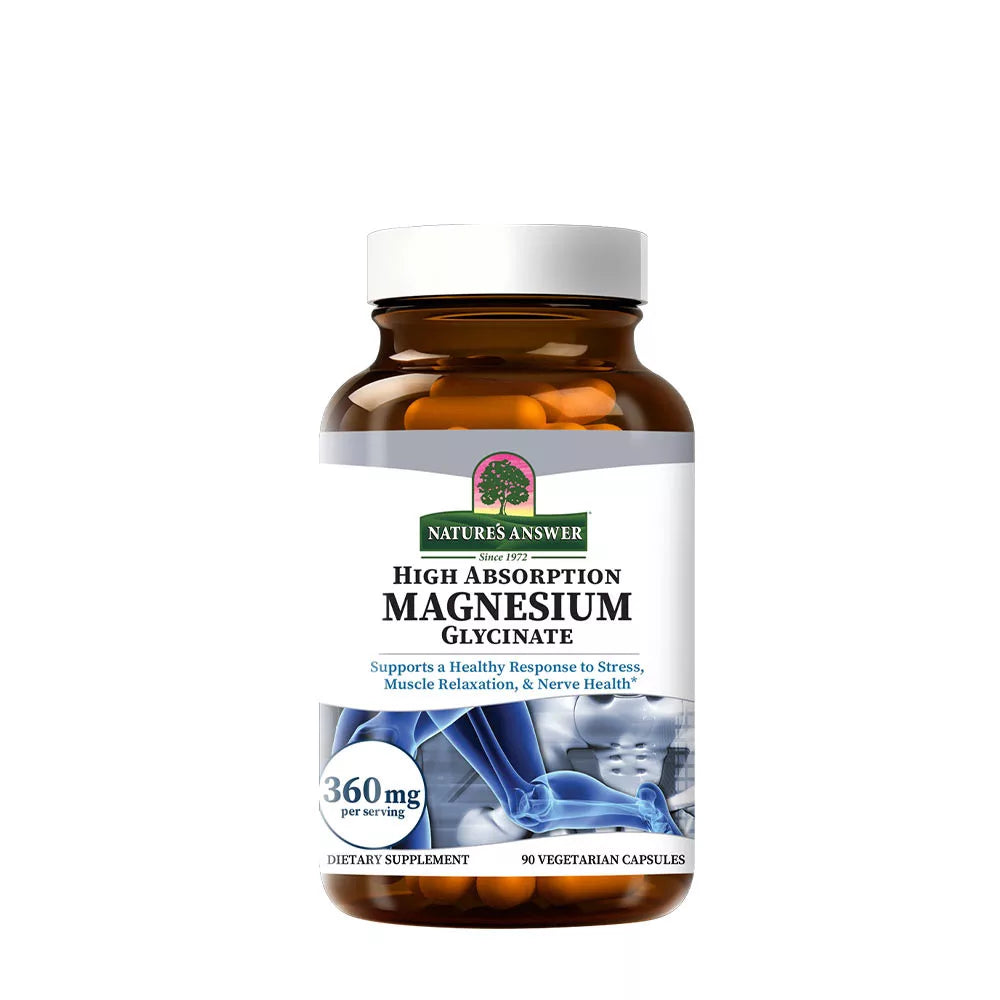 Nature's Answer Magnesium Glycinate (90 Veg Capsules)