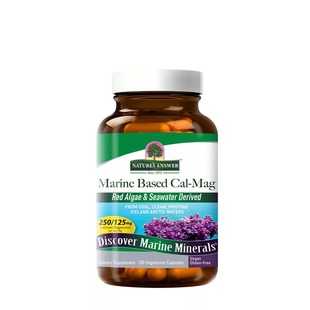 Nature's Answer Marine Based Calcium Magnesium (120 Veg Capsules)