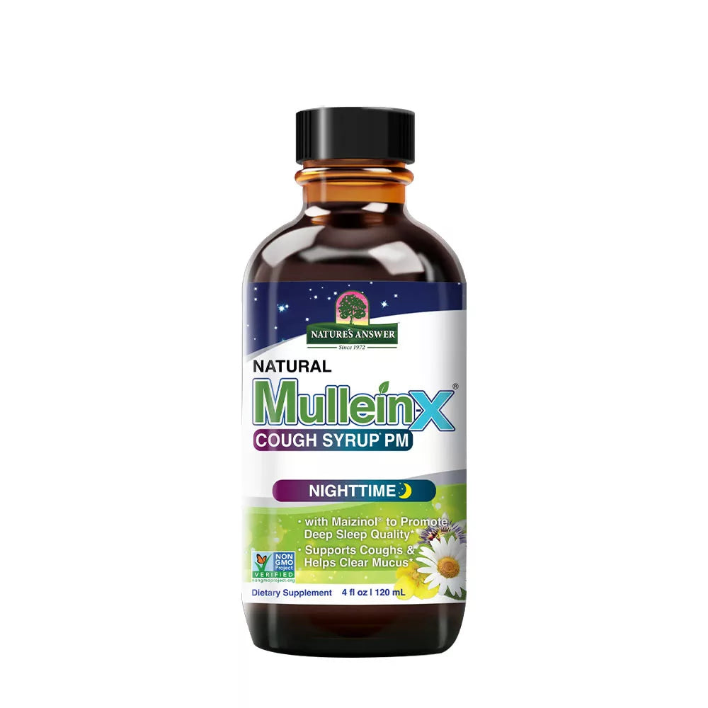 Nature's Answer Mullein-X Cough^ Syrup PM Nighttime (4 fl. oz.)