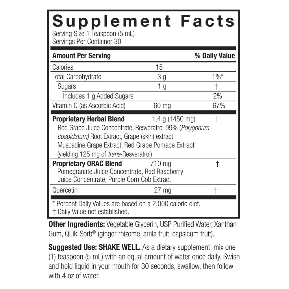 Nature's Answer Resveratrol Reserve (5 fl. oz.)