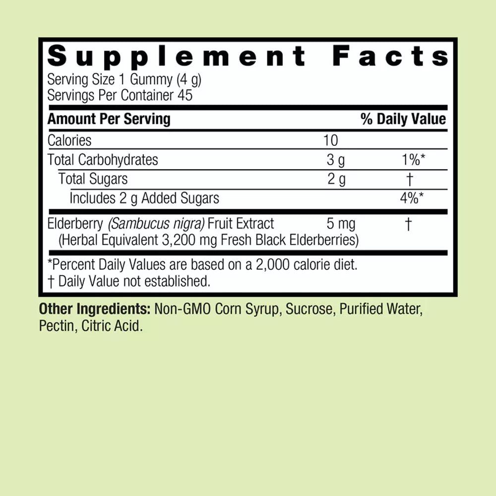 Nature's Answer Sambucus Daily Gummy (45 gummies)