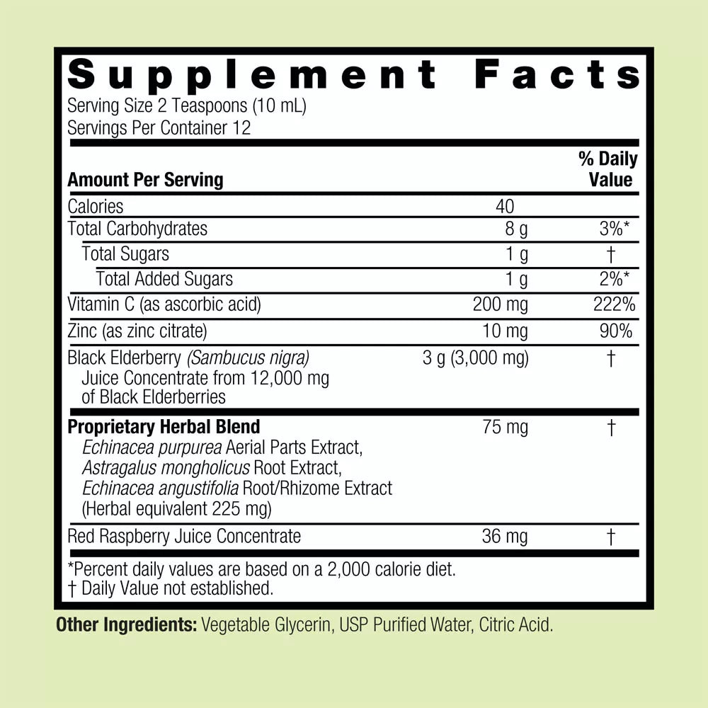 Nature's Answer Sambucus Immune Support (4 fl. oz.)