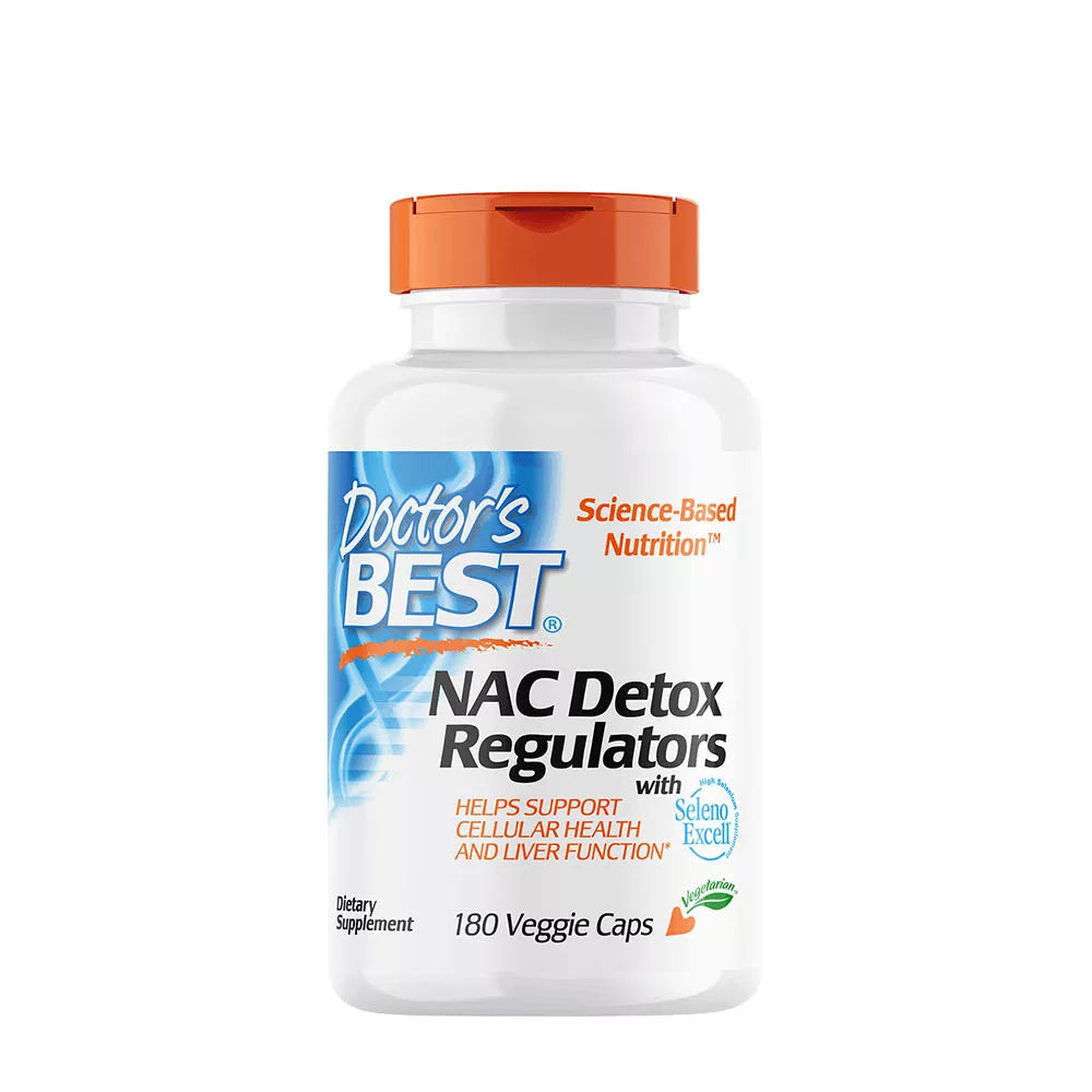 Doctor's Best NAC Detox Regulators (180 Veg Capsules)