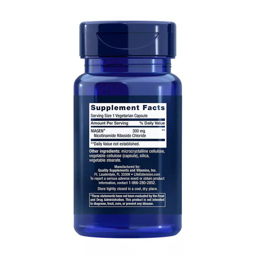 Life Extension NAD+ Cell Regenerator 300 mg (30 Veg Capsules)