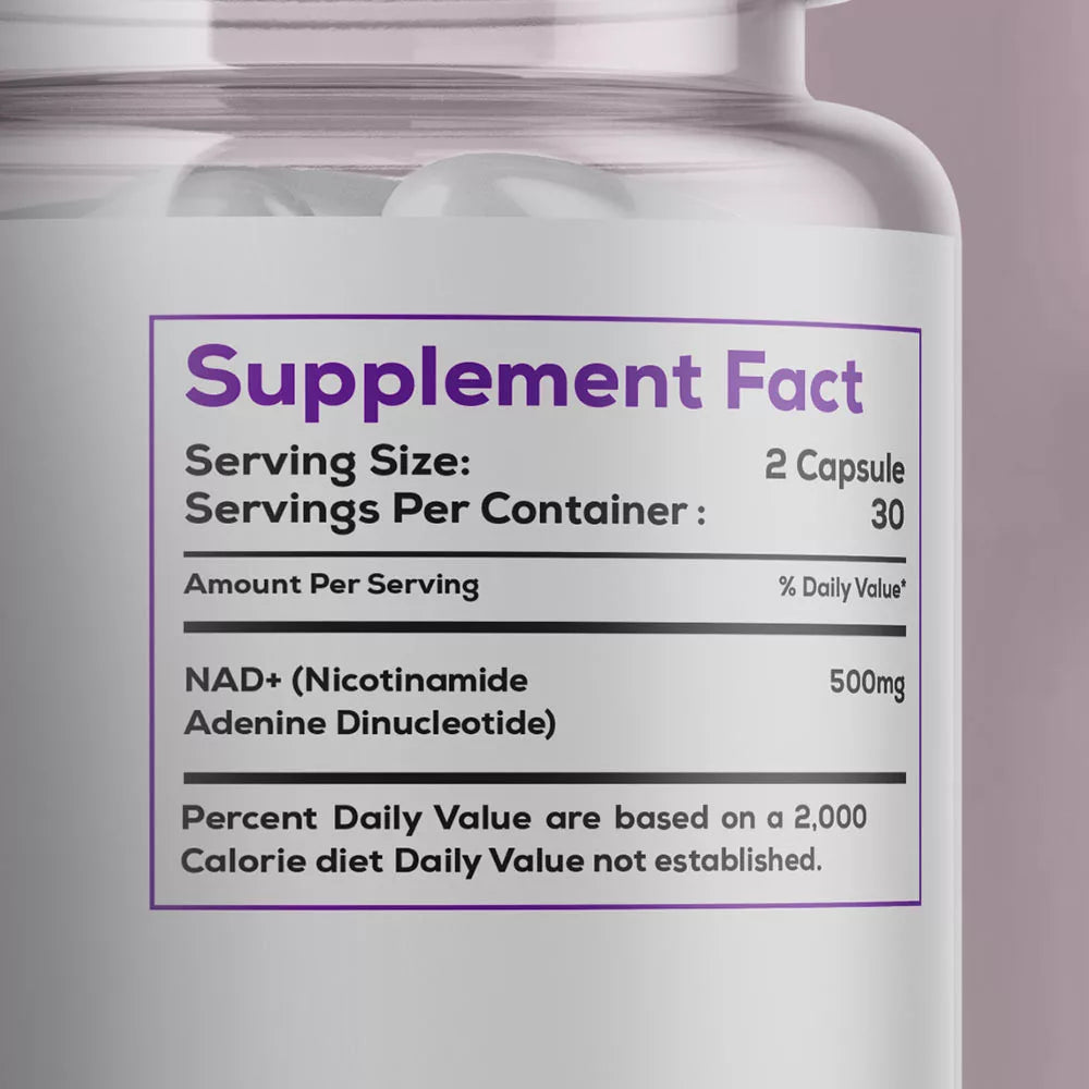 Oly NAD+ 500 mg (60 Capsules)