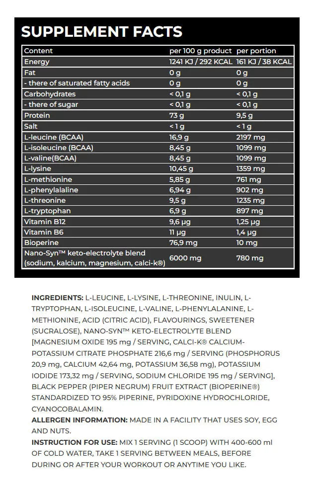 Nanosupps EAAs Nano (420 g, Pink Ice-Tea)