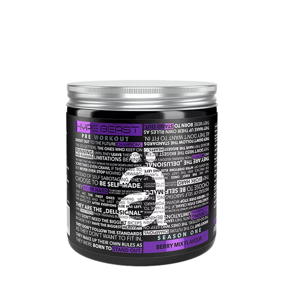 Nanosupps Hype Beast Preworkout Booster (320 g, Berry Mix)