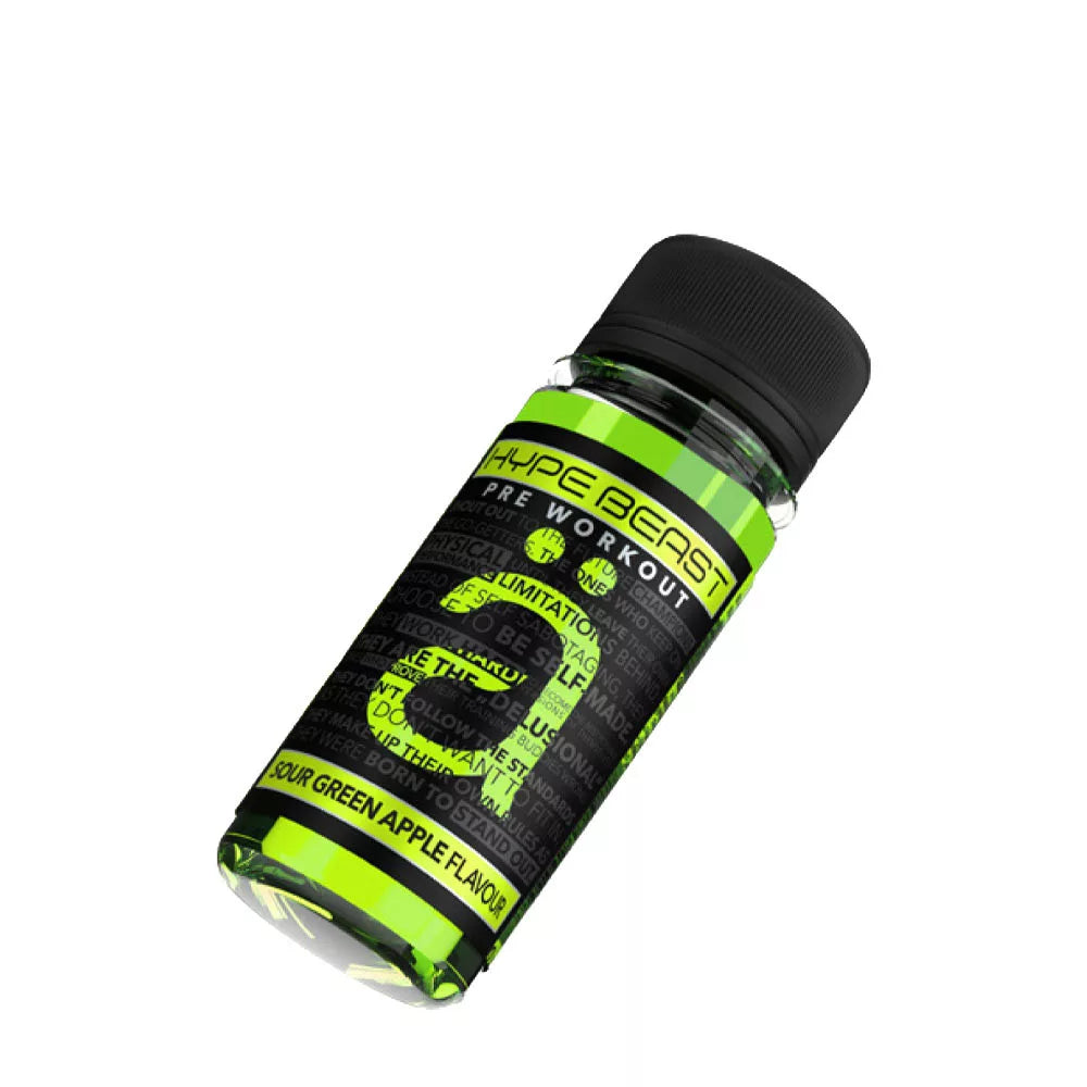 Nanosupps Hype Beast Pre-workout Shot (60 ml, Sour Green Apple)