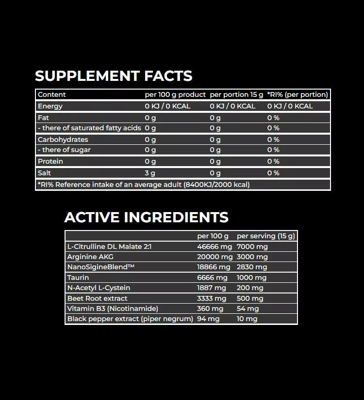 Nanosupps Hype Pump Preworkout Booster (420 g, Sour Green Apple Rings)