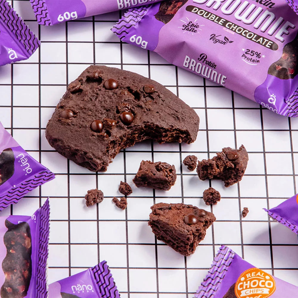 Nanosupps Protein Brownie (60 g, Double Chocolate)
