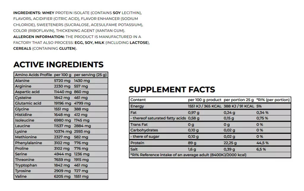 Nanosupps Epic Juice - Whey Protein Isolate (875 g, Mango Passion Fruit)