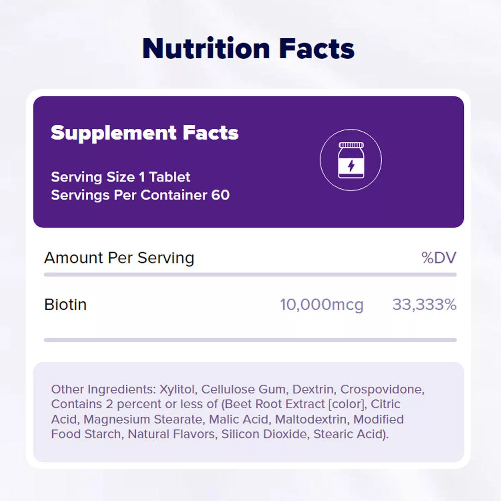 Natrol Biotin Beauty (60 Tablets)